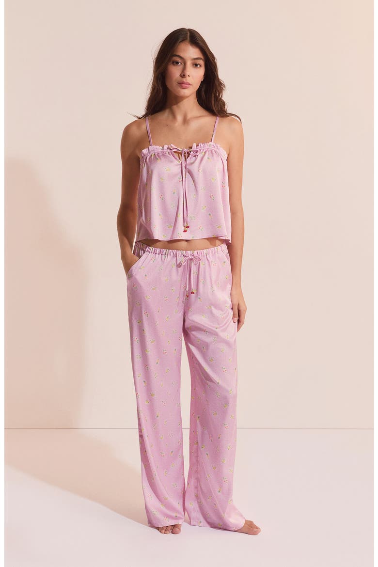 Baie Pajama Pants, Alternate, color, ROSE