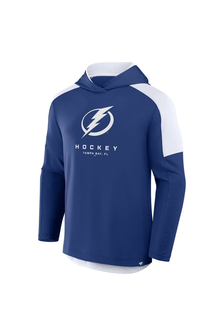 Men's Fanatics Blue Tampa Bay Lightning Meta Game Transitional Pullover Hoodie, Alternate, color, Blue