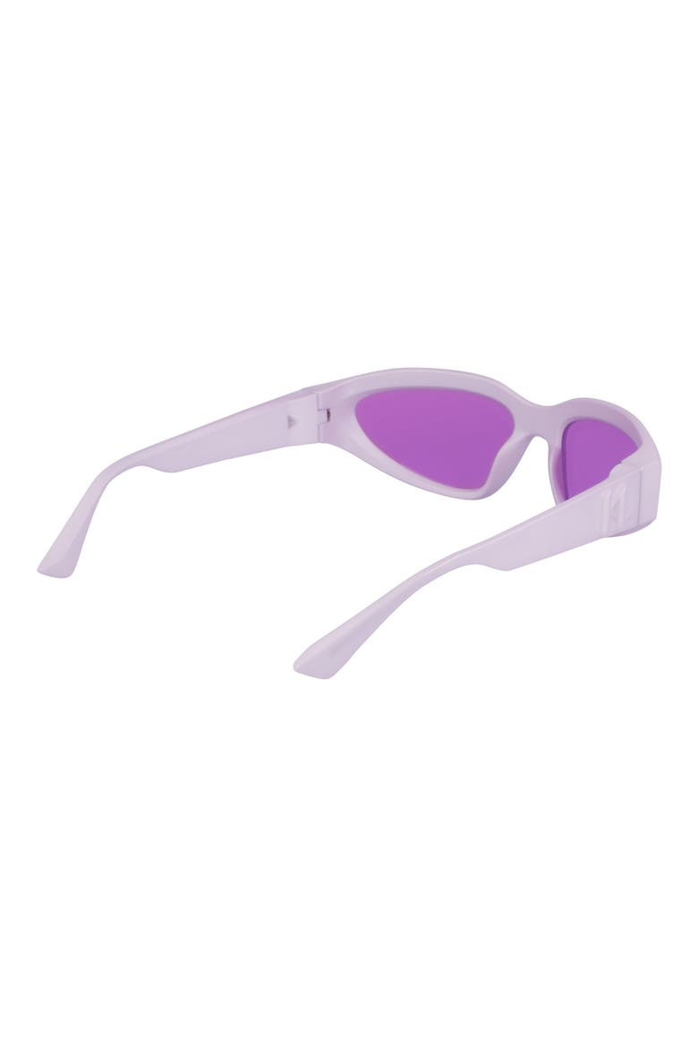 69mm Shield Sunglasses, Alternate, color, METALLIC LILAC