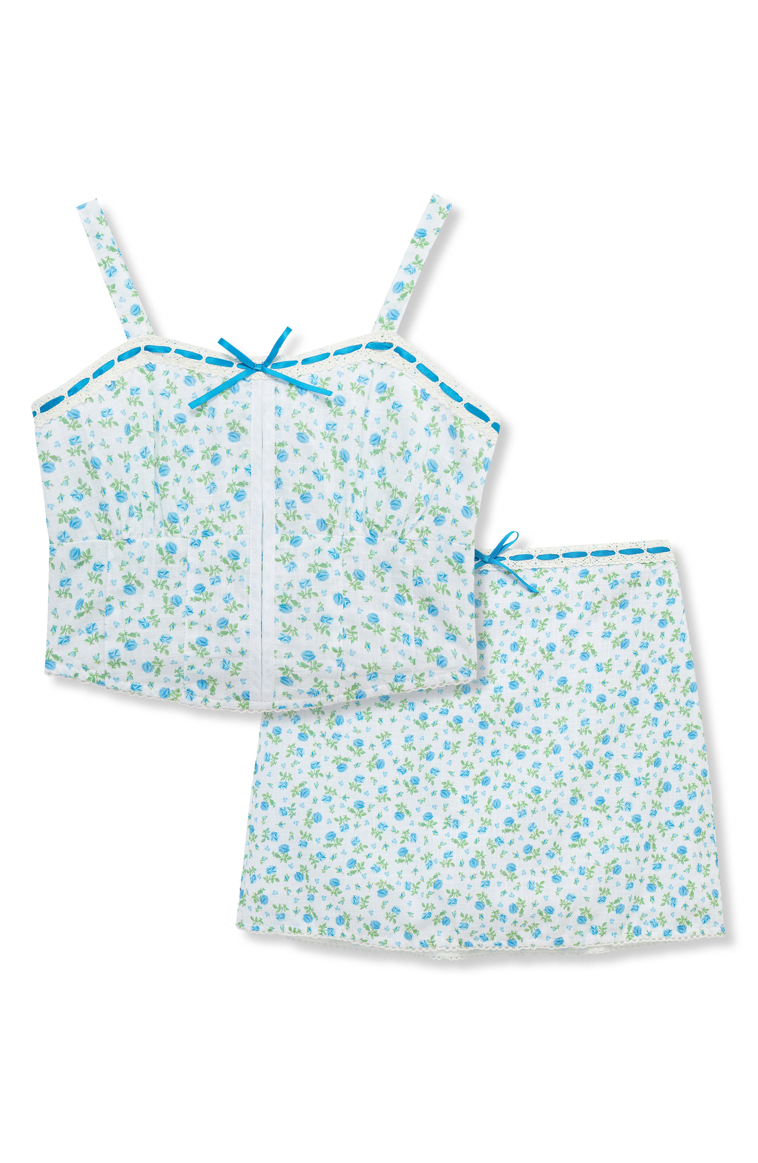 Truce Kids' Floral Camisole & Skirt Set
