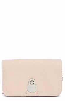 Longchamp Cavalcade Leather Wallet on a Chain