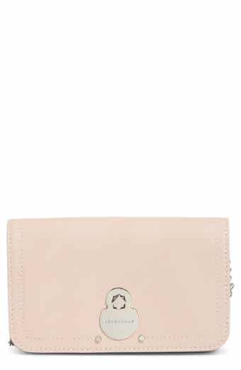Longchamp Cavalcade Leather Wallet on a Chain