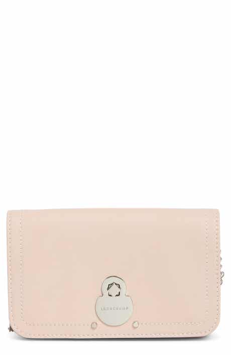 Longchamp Cavalcade Leather Wallet on a Chain