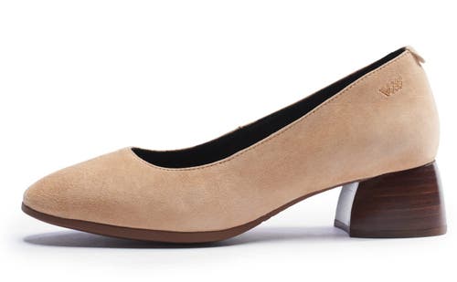 Viscata Milan Suede Heels In Camel