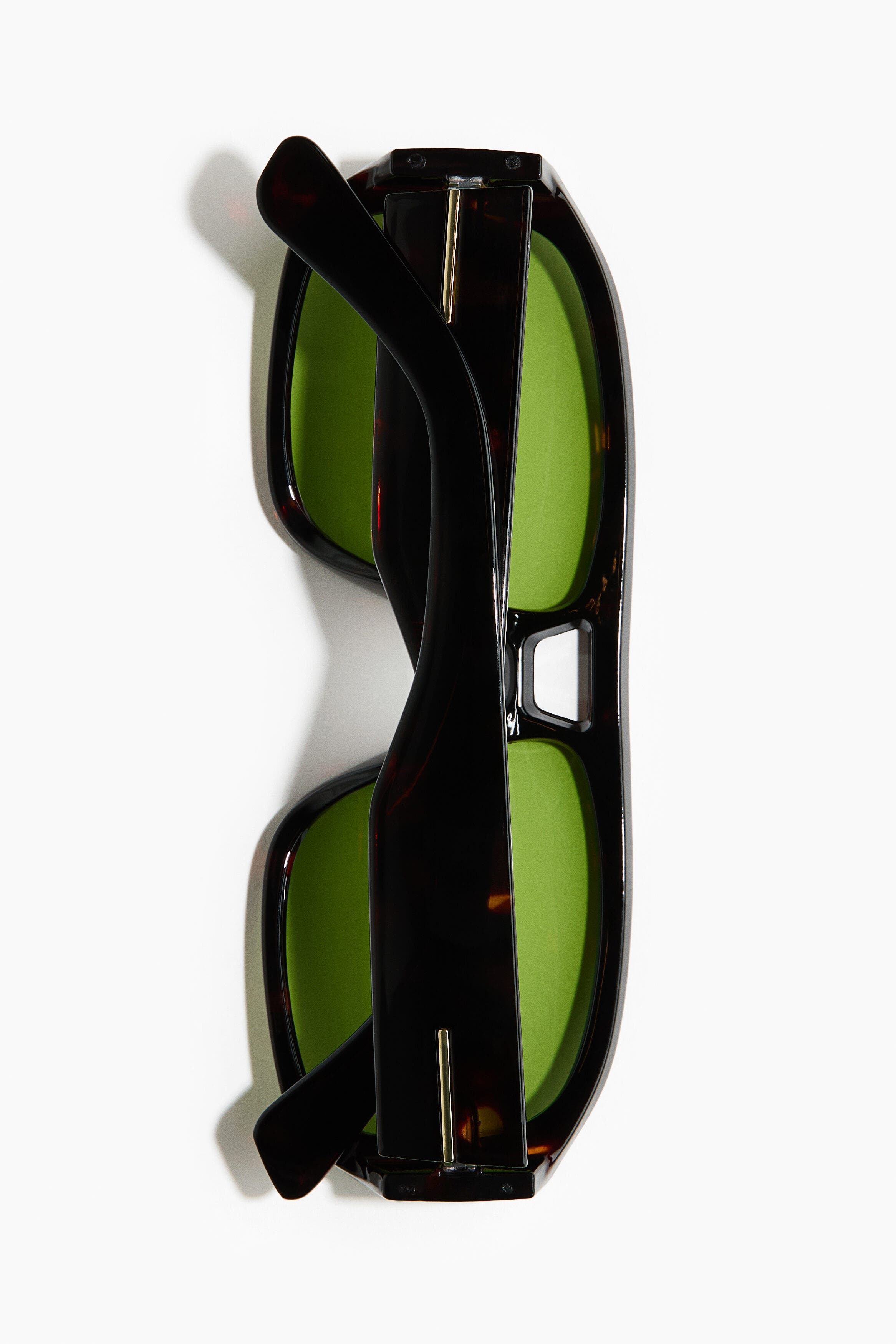 Polarized Aviator-style Sunglasses, Alternate, color, Brown/tortoiseshell pattern