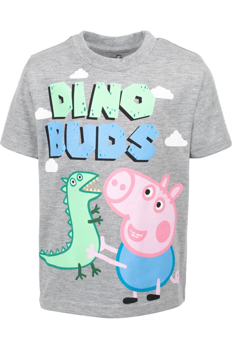 George Pig 2-Piece T-Shirt and Shorts Set, Alternate, color, George Pig Blue Grey