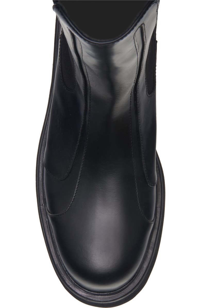 McQueen Sofa Hi Platform Chelsea Boot, Alternate, color, Black