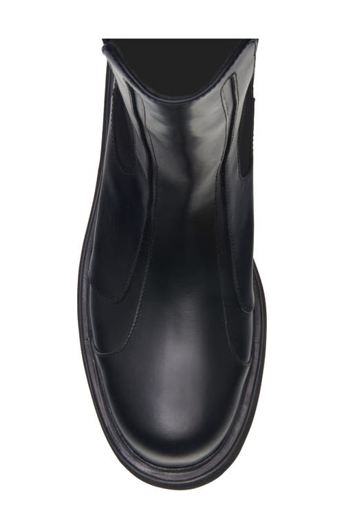 Alexander Mcqueen Leather Boots In Black