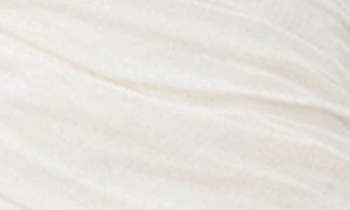 Cult Gaia Helene Ruched Off The Shoulder Linen Blend Top In White