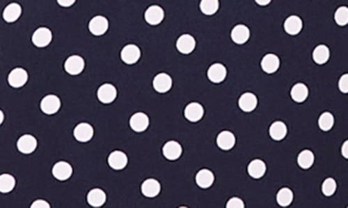 CECE CECE POLKA DOT FLUTTER SLEEVE DRESS