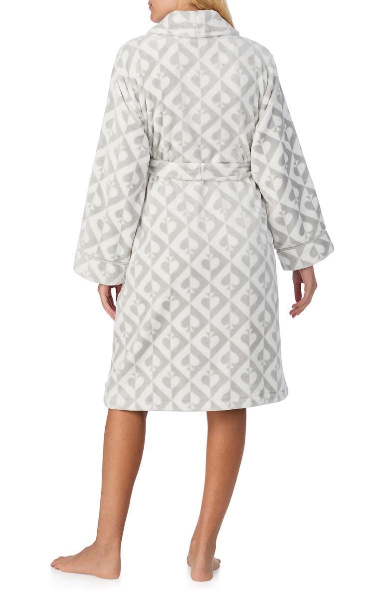 Kate Spade New York print robe, Alternate, color, Grey Geo