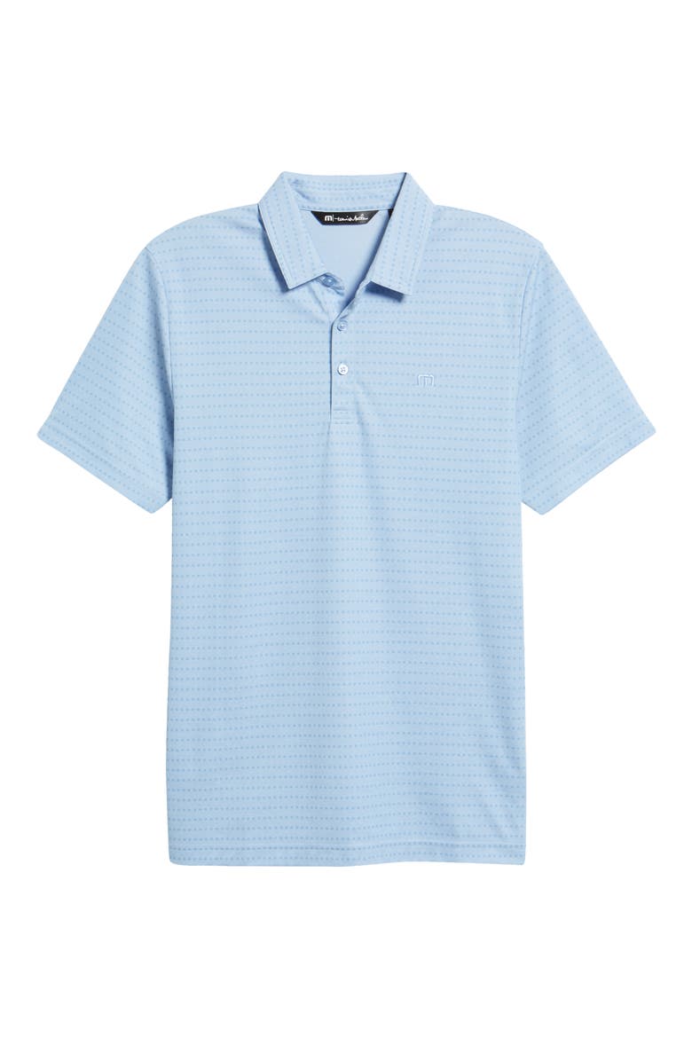 Ship Rock Dot Print Polo, Alternate, color, BEL AIR BLUE