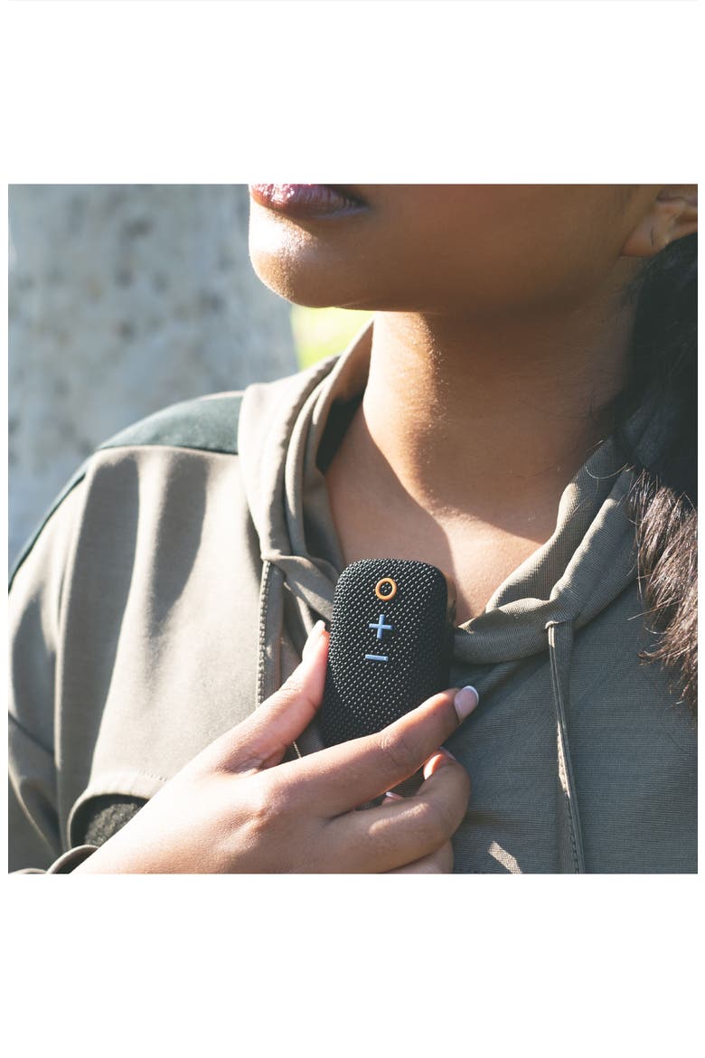 goSPKR Wearable Clip-On Wireless Speaker & Speakerphone, Alternate, color, Black