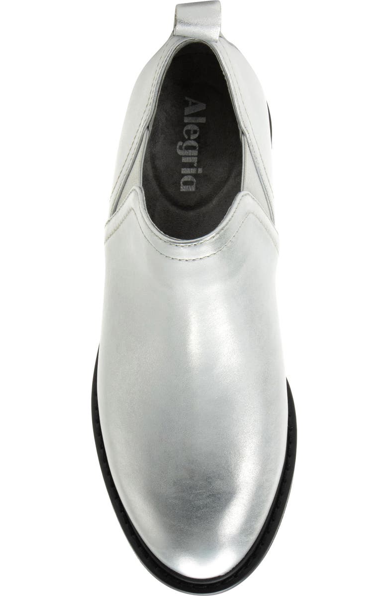 Alegria by PG Lite Merle Ankle Bootie, Alternate, color, Silver White