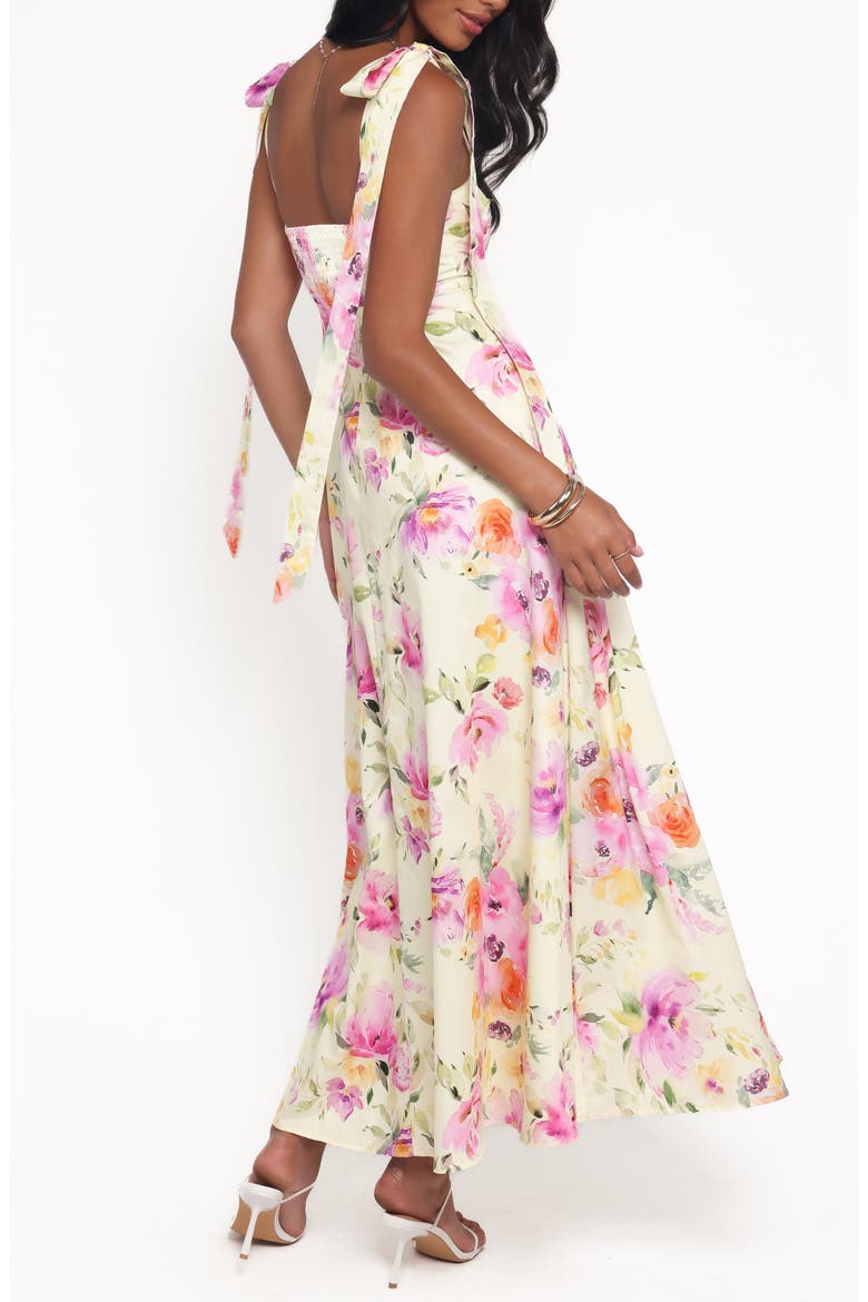 Ellody Floral Maxi Dress, Alternate, color, YELLOW PETUNIA