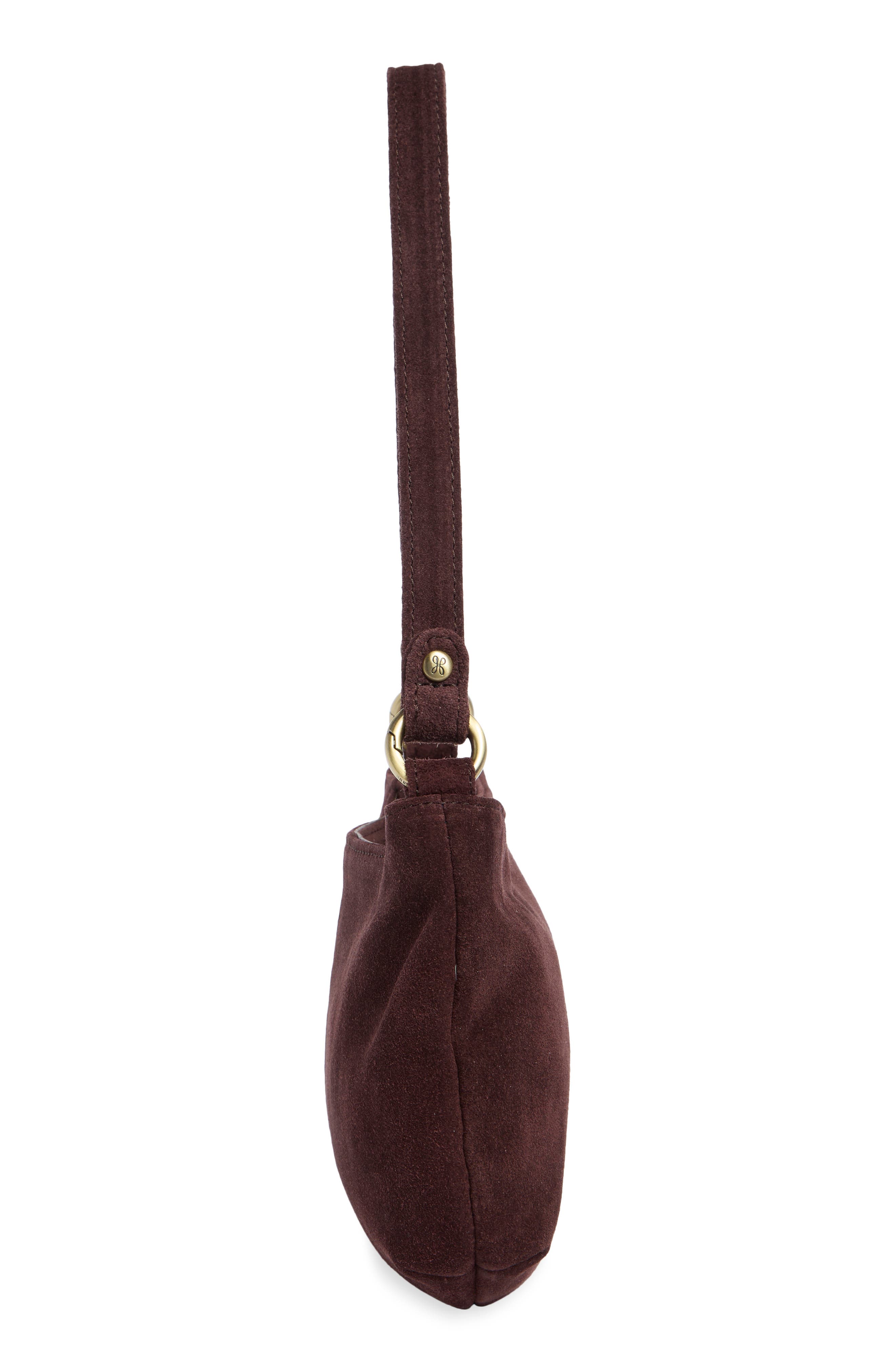 Pier Baguette Leather Bag, Alternate, color, ESPRESSO
