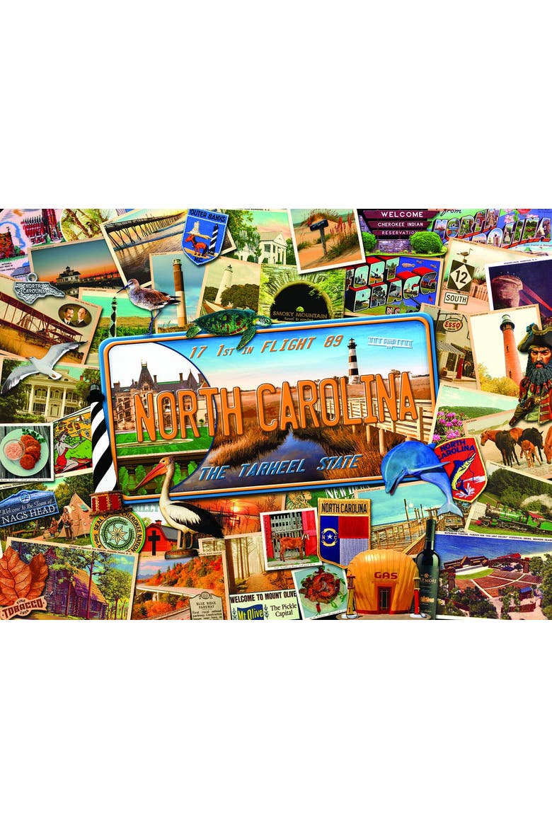 North Carolina 1000 piece Jigsaw Puzzle for Adults, Alternate, color, Multicolor