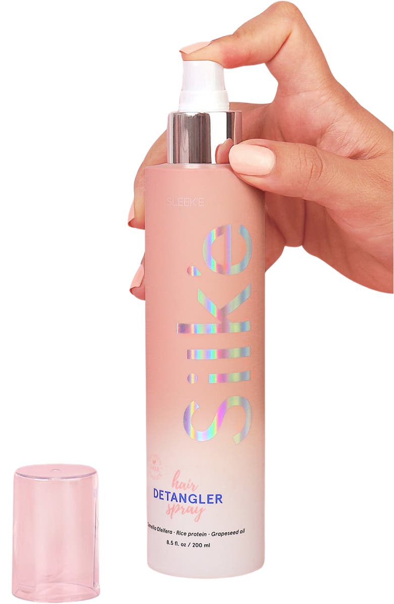 SLEEKE HAIR Silk'e Hair Detangler Spray, Alternate, color, Light Peach/Blush Pink