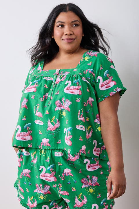 Pintuck Short Set