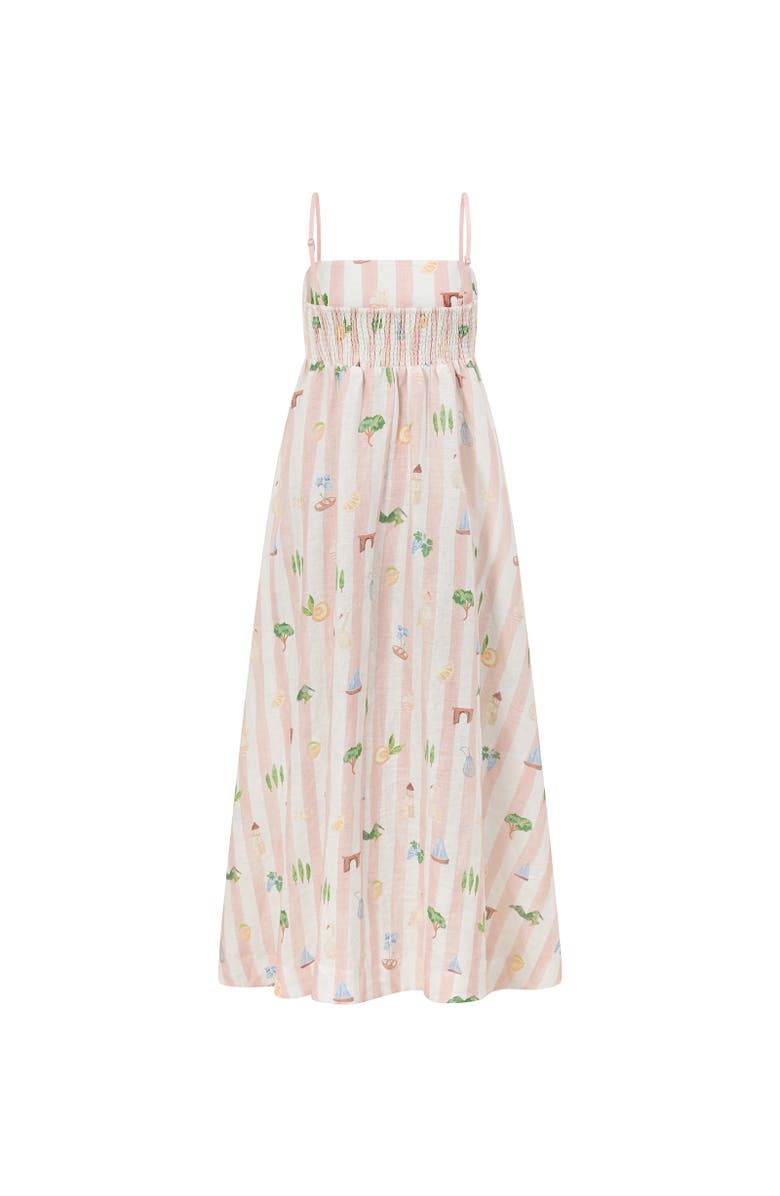 SMWR. By The Somewhere Co Boat Days Maxi Dress, Alternate, color, Light Pink