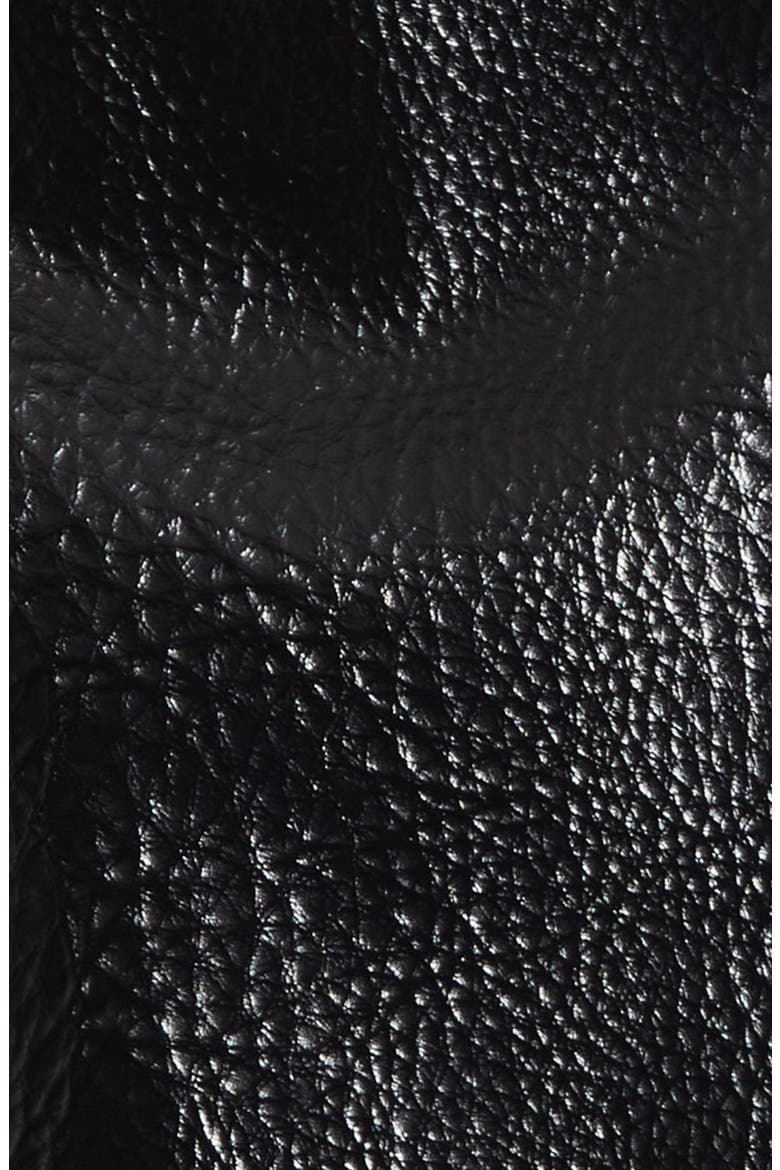 Diane Faux Leather Skirt, Alternate, color, BLACK