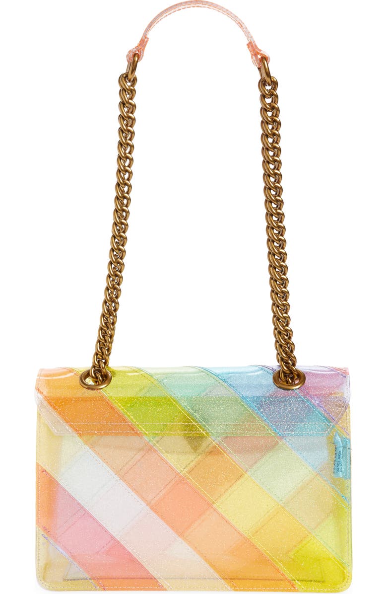 Kurt Geiger London Kensington Vinyl Convertible Crossbody Bag, Alternate, color,