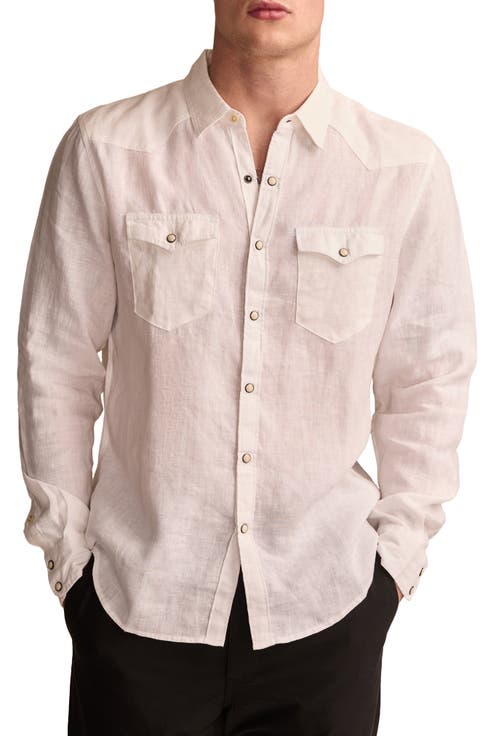 Masa Linen Snap Front Shirt