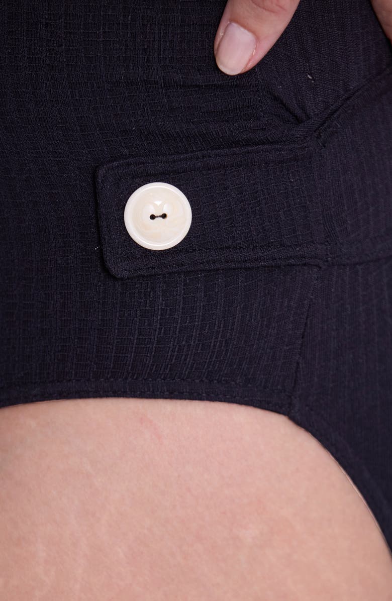 Cache Coeur Lara Maternity Swimsuit, Alternate, color, Black