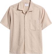 Percival Leland Stripe Camp Shirt