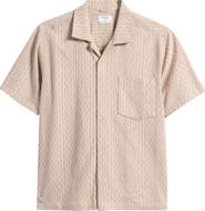 Percival Leland Stripe Camp Shirt