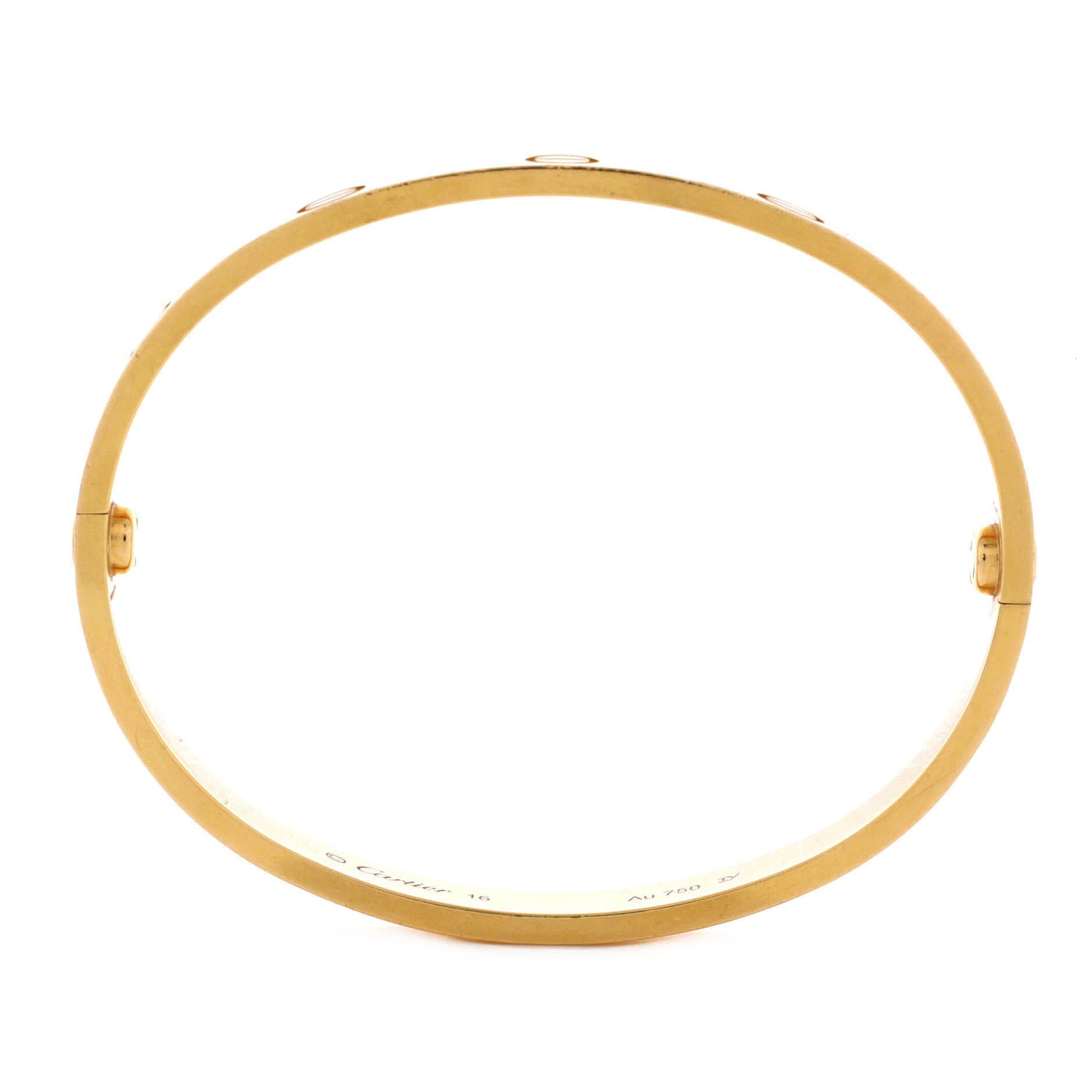 Love Bracelet 18K Yellow Gold, Alternate, color, Metallic Gold