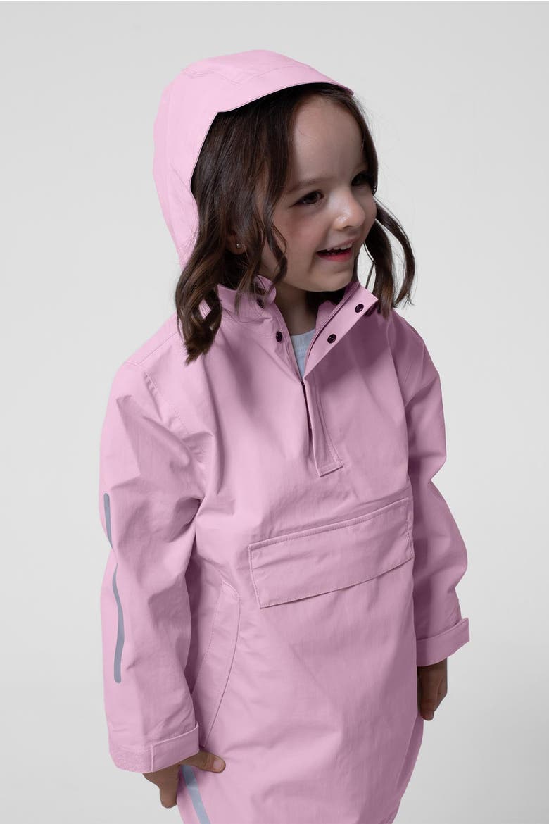 Kids Puddle Jumper Pullover Poncho, Alternate, color, Pink