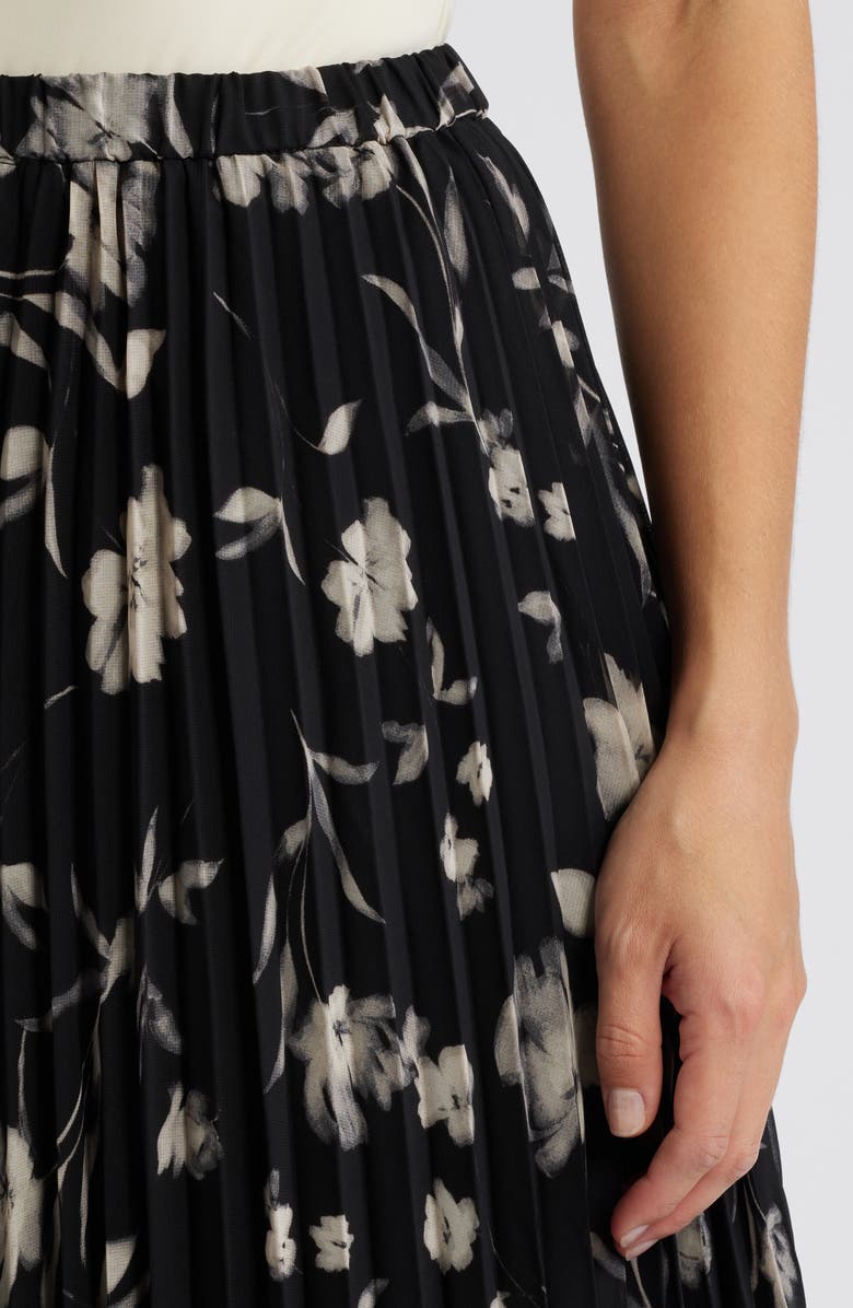 Anne Klein Pleated Pull-On Skirt, Alternate, color,