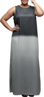Standards & Practices Ombré Dip Dye Sleeveless Maxi Dress