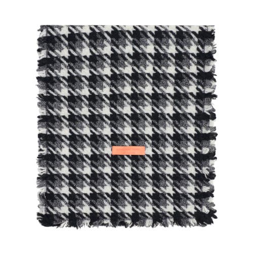 Lost Pattern Nyc "houndstooth" Cashmere Scarf In Multi