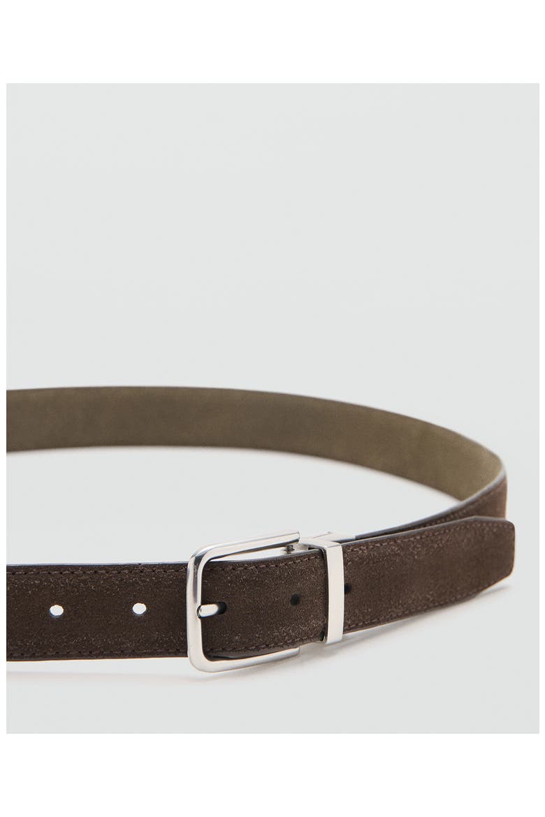 Leather Belt, Alternate, color, BROWN