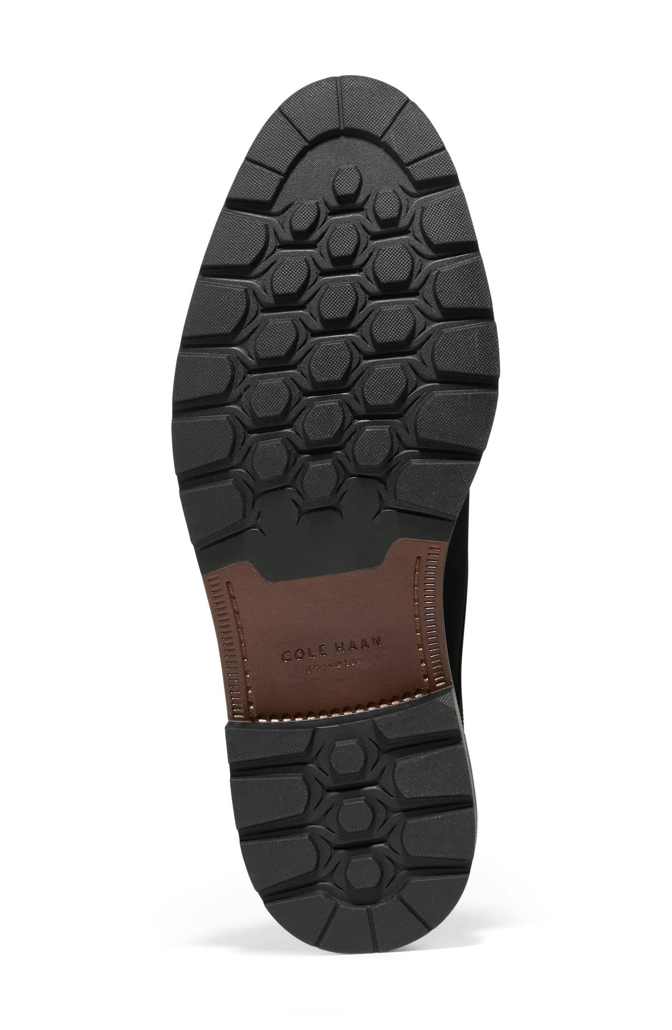 Cole Haan Chamberlin Grand Plain Toe Derby, Alternate, color, Black Nubuck / Black