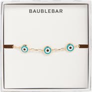 BaubleBar Good Things Coming Evil Eye Station Bracelet