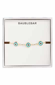 BaubleBar Good Things Coming Evil Eye Station Bracelet