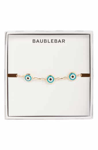 BaubleBar Good Things Coming Evil Eye Station Bracelet
