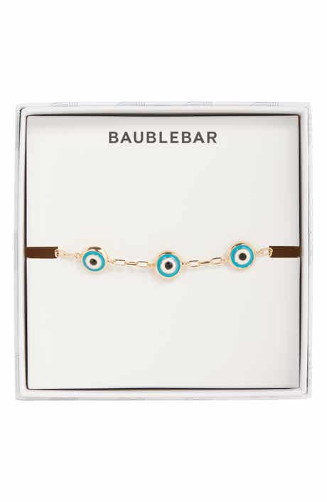 BaubleBar Good Things Coming Evil Eye Station Bracelet