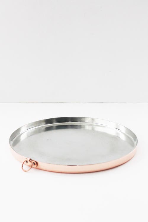 Coppermill Kitchen Vintage Inspired Copper Round Baking Tray In Copper