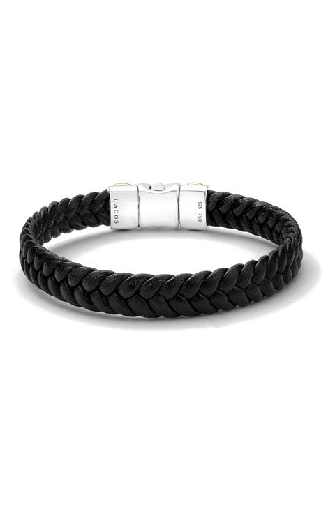 Anthem Woven Leather Bracelet