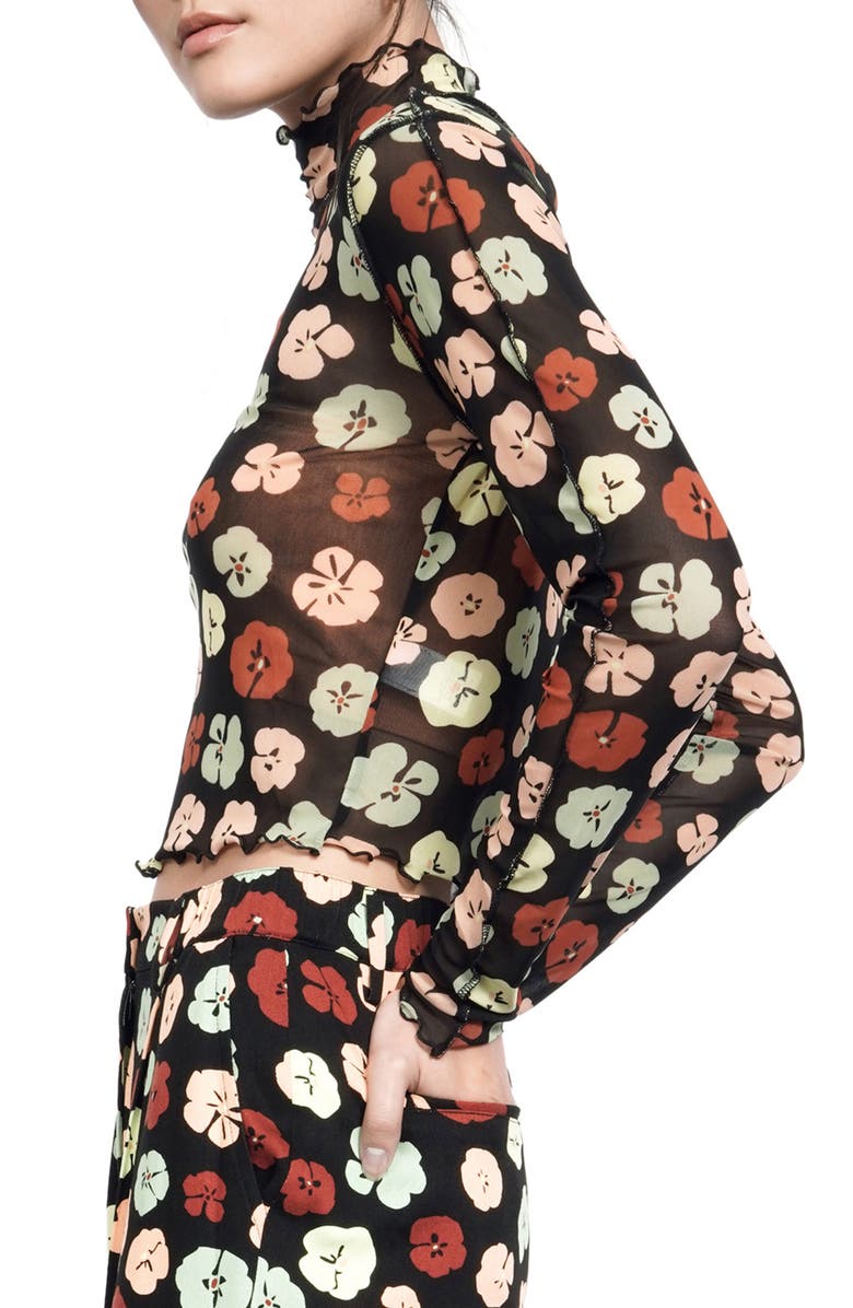 BP. + Wildfang Crop Mock Neck Top, Alternate, color, 