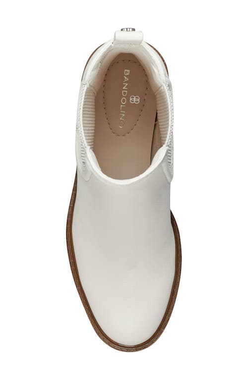 Bandolino Enisy Chelsea Boot In White
