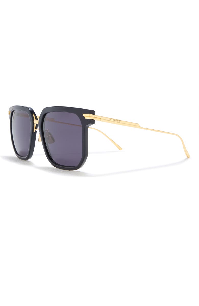 Bottega Veneta 57mm Square Sunglasses, Alternate, color, 