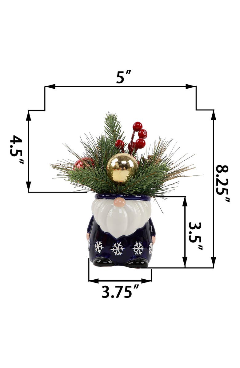 FLORA BUNDA Christmas Mix in Gnome Ceramic, Alternate, color, Navy