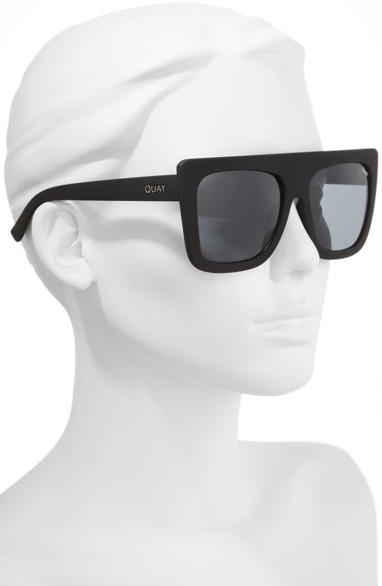 QUAY Café Racer 55mm Shield Sunglasses, Alternate, color, 