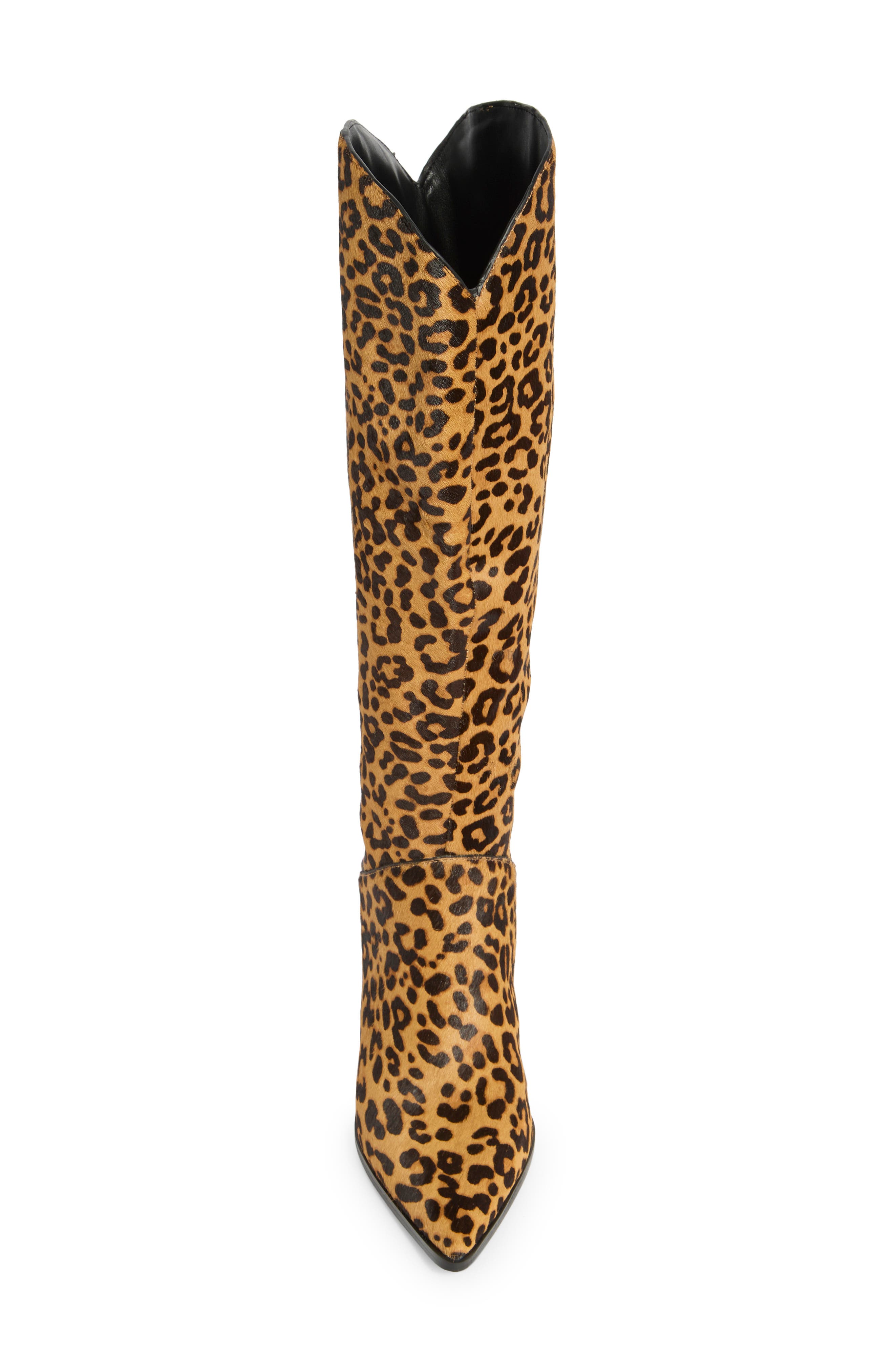 Steve Madden Leyna Genuine Calf Hair Boot, Alternate, color, Leopard