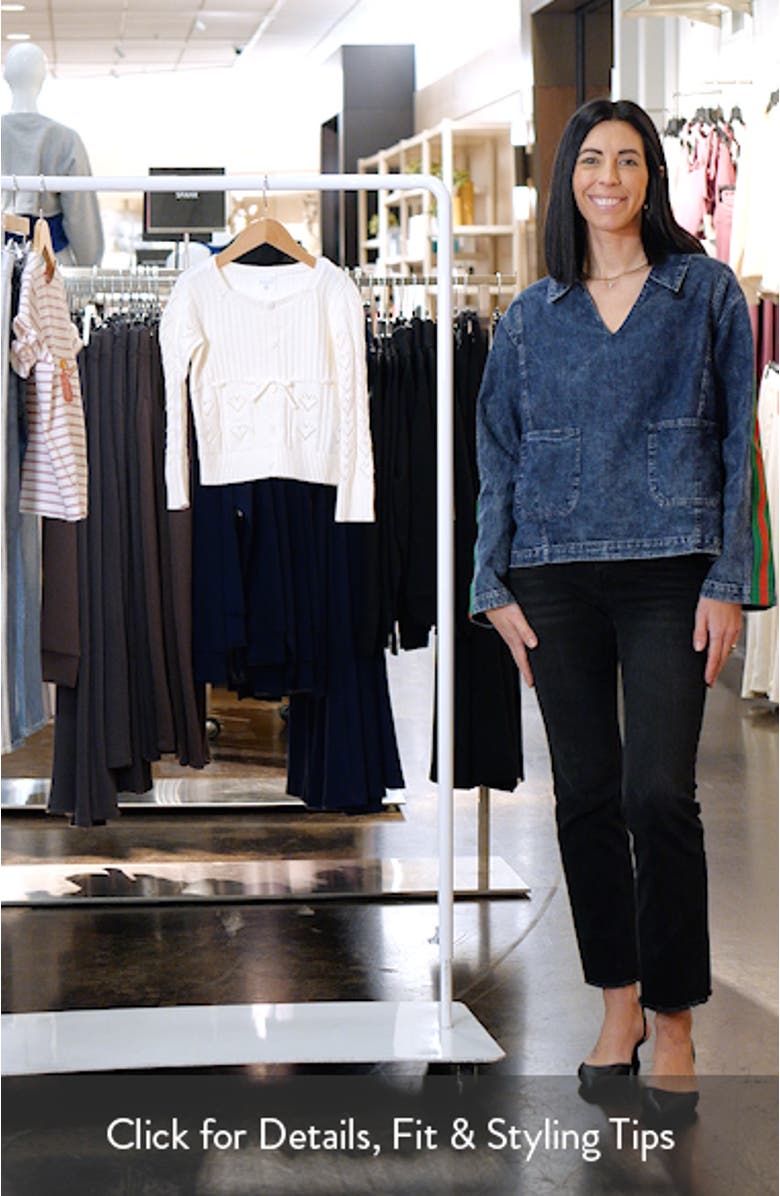 Kids' Hearts Pointelle Cardigan, sales video thumbnail